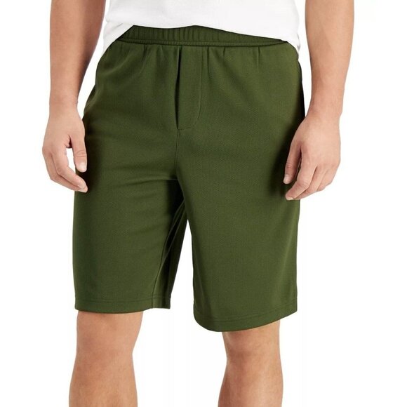 Ideology Performance Shorts Men's.  Deep Olive Size Medium.  New With Tags $25. - Picture 1 of 8